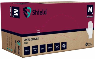 GD09 Standard Vinyl Clear Powder Free Gloves