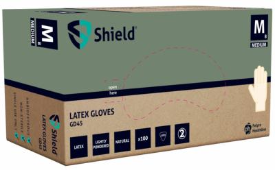 GD45 Standard Latex Powdered Gloves      