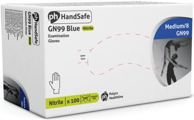 Premium Nitrile Blue Powder Free Gloves