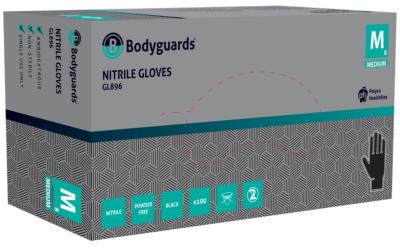 GL896 Premium Nitrile Black Powder Free Gloves