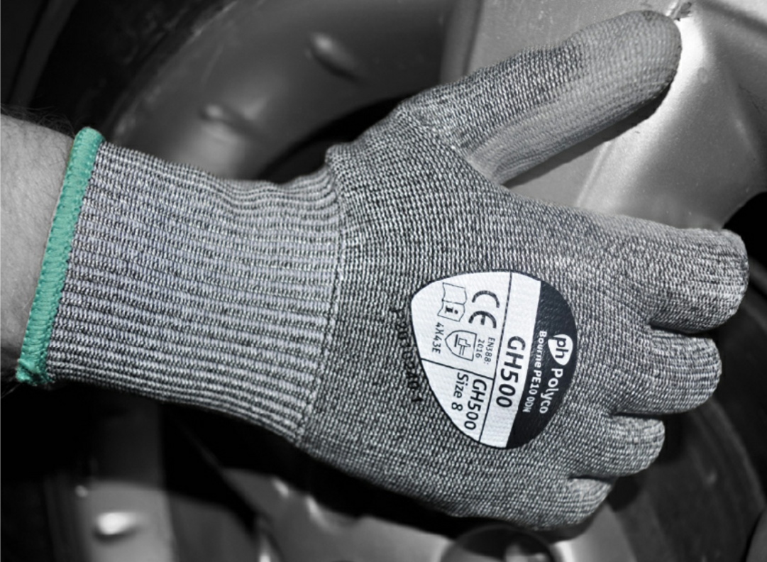 GH500 Cut Resistant Coated Knitted Gloves