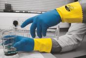 Bi-colour Rubber Gloves